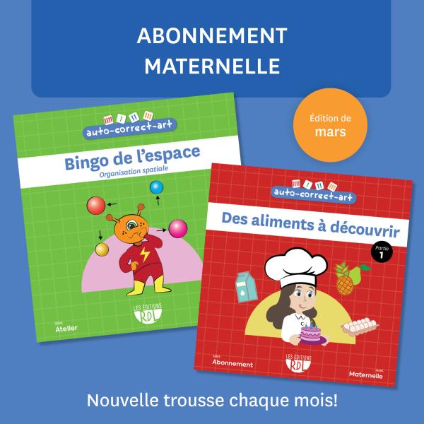 Abonnement Auto-Correct-Art - Maternelle